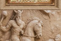 مجسمه پادشاه ساسانی در میدان انقلاب رونمایی می‌شود