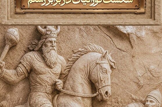 مجسمه پادشاه ساسانی در میدان انقلاب رونمایی می‌شود