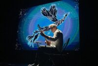 همکاری عظیمی نژاد و بازیگر فرانسوی در سالن تئاتر ایفل