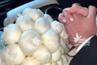 عکس/ خلاقیت خندهدار گلفروش محله برای تزیین دسته گل خواستگاری با پیاز و سوخاری مرغ عکس/ خلاقیت خندهدار گلفروش محله برای تزیین دسته گل خواستگاری با پیاز و سوخاری مرغ