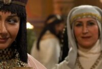 چهرۀ «کاریماما، دایۀ زلیخا» در مراسم تقدیر از سریال «یوسف پیامبر»؛ سال 87