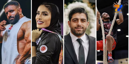 قاب ورزشی | رحمان عموزاد، زهرا خواجوی خوش اندام، محمدهادی و هادی چوپان قاب ورزشی | رحمان عموزاد، زهرا خواجوی خوش اندام، محمدهادی و هادی چوپان