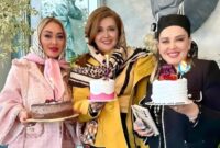 نگاهی به کیک تولد بازیگران آذرماهی با خلاقیت منحصربفرد اوستای قناد با تم مینیمال، سینما، برگ های پاییزی و… / لیلا بلوکات، سینا مهراد، بهاره رهنما، الهام حمیدی، زیبا کرمعلی