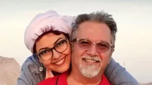 عکس ها / عاشقانه های دلبرانه  آناهیتا همتی بازیگر خانه به دوش با همسر جنتلمن و خوش استالیش/ چشمش کنار شوهر دومش از شادی برق میزنه